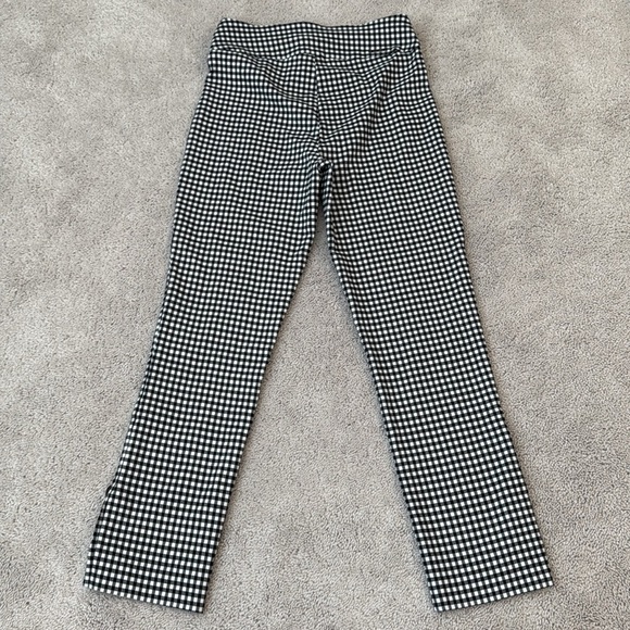 Joseph Ribkoff Black & White Gingham Pants | Stretch Slim Fit | Approx. Size 25 - Picture 11 of 11